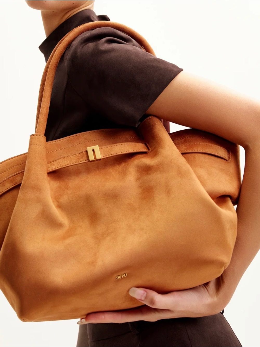 JW PEI Hana Faux Suede Tote Bag